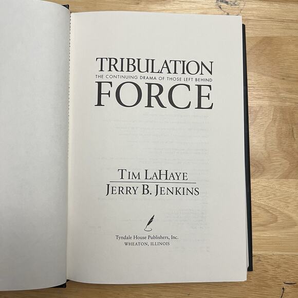 Left Behind Series Hardcover Book 2 Tribulation Force Tim LaHaye Jerry B Jenkins - Picture 3 of 7